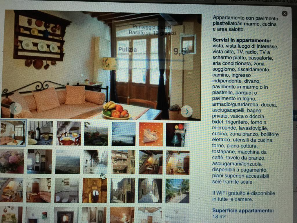 Casa Mia A Cortona Appartement Kamer foto